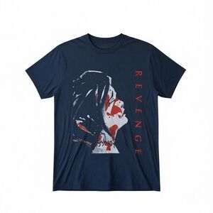 My Chemical Romance Three Cheers for Sweet Revenge Blue Graphic T Shirt NEW